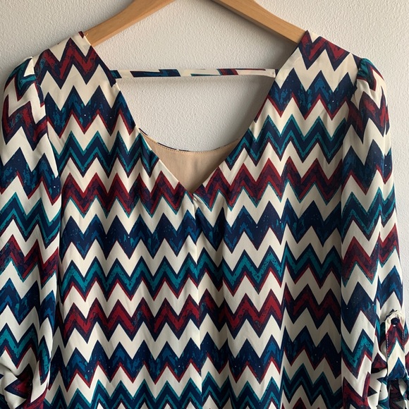 Speechless | Chevron Dress - Picture 3 of 5